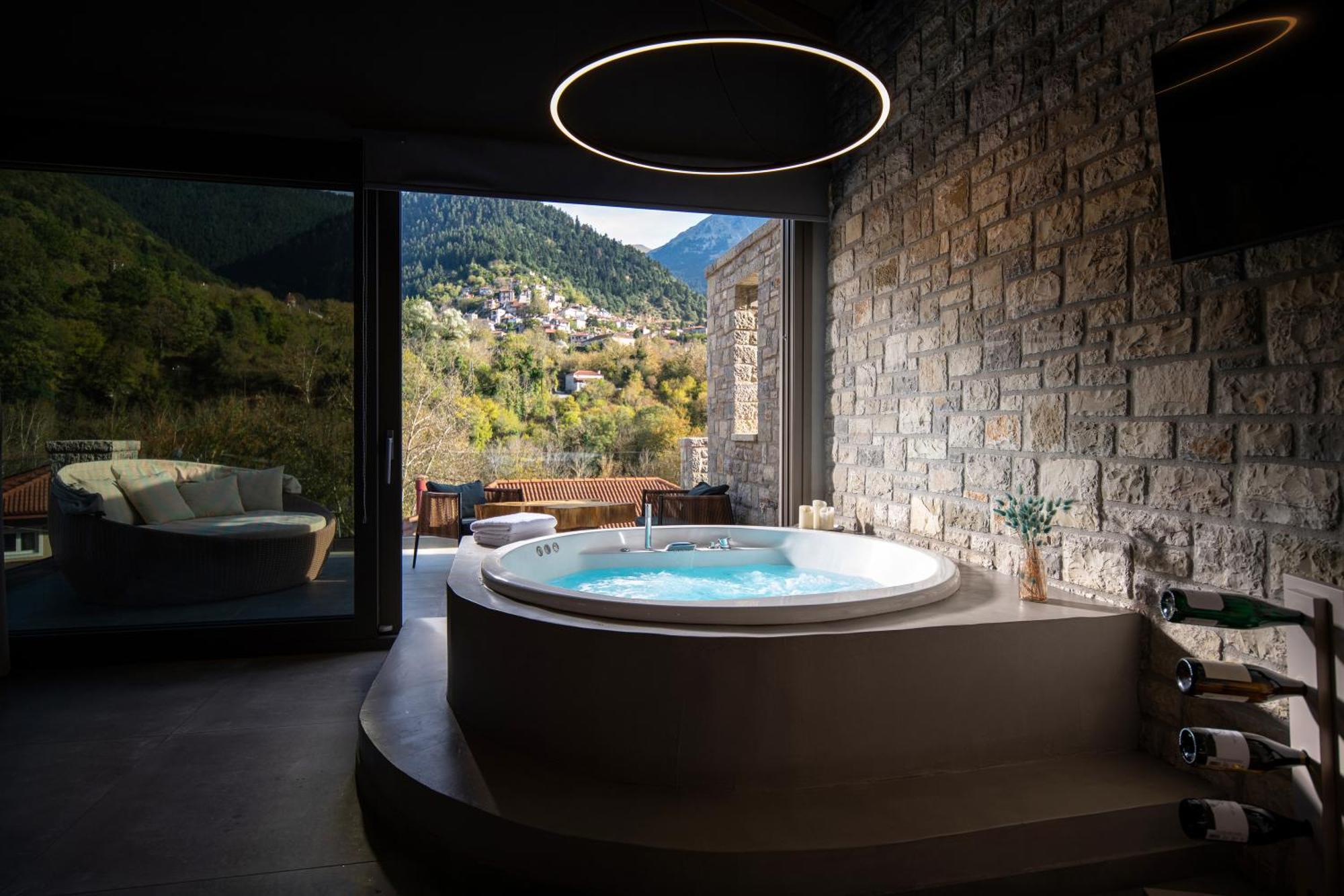 Evora Luxury Suites Mega Chorio Exteriör bild