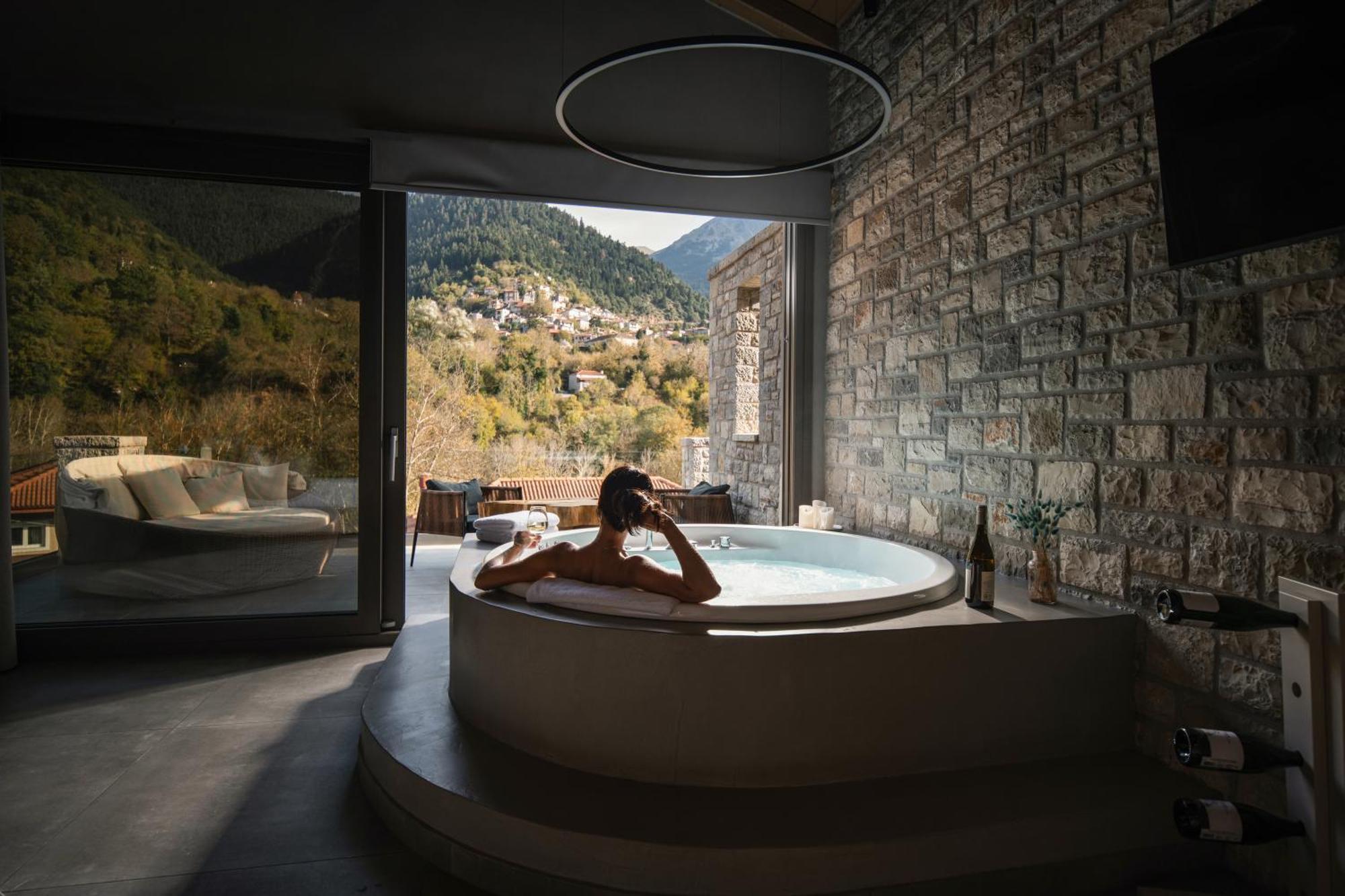 Evora Luxury Suites Mega Chorio Exteriör bild