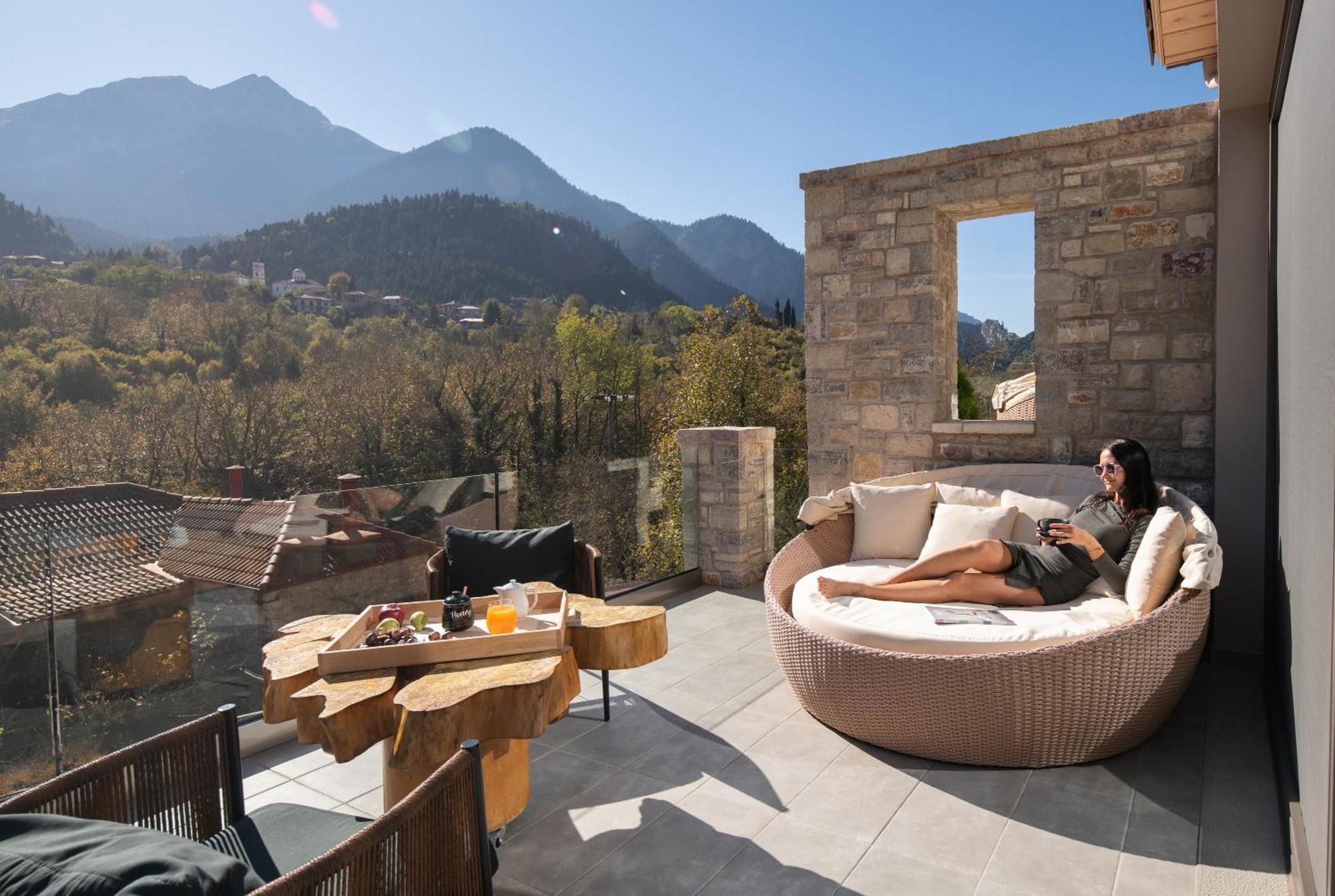 Evora Luxury Suites Mega Chorio Exteriör bild