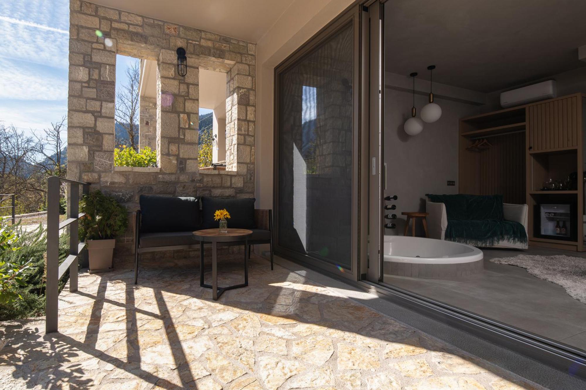 Evora Luxury Suites Mega Chorio Exteriör bild