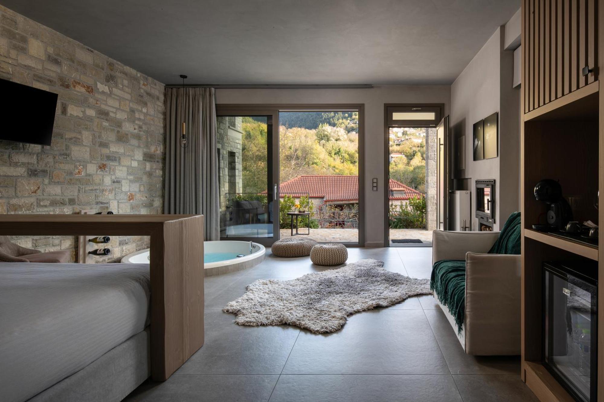 Evora Luxury Suites Mega Chorio Exteriör bild