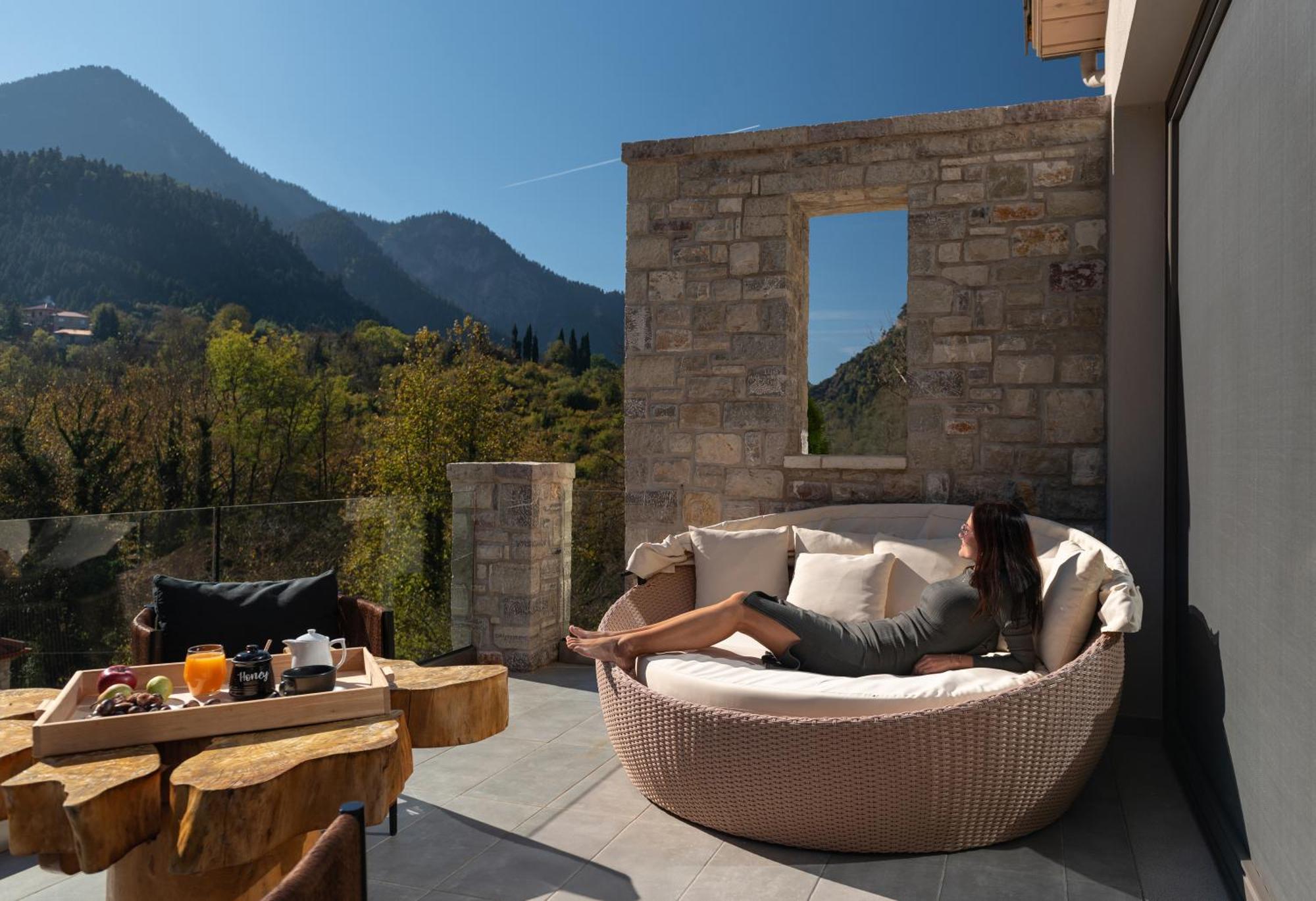 Evora Luxury Suites Mega Chorio Exteriör bild