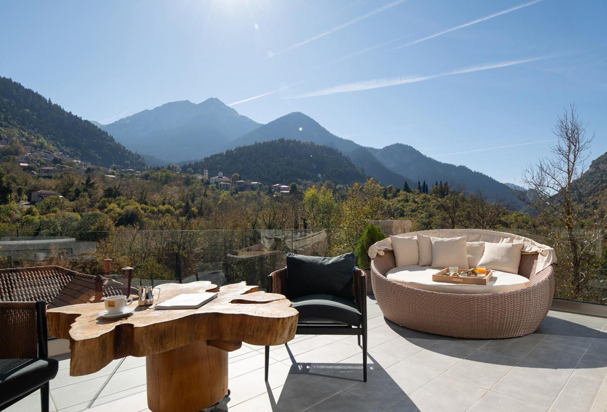 Evora Luxury Suites Mega Chorio Exteriör bild