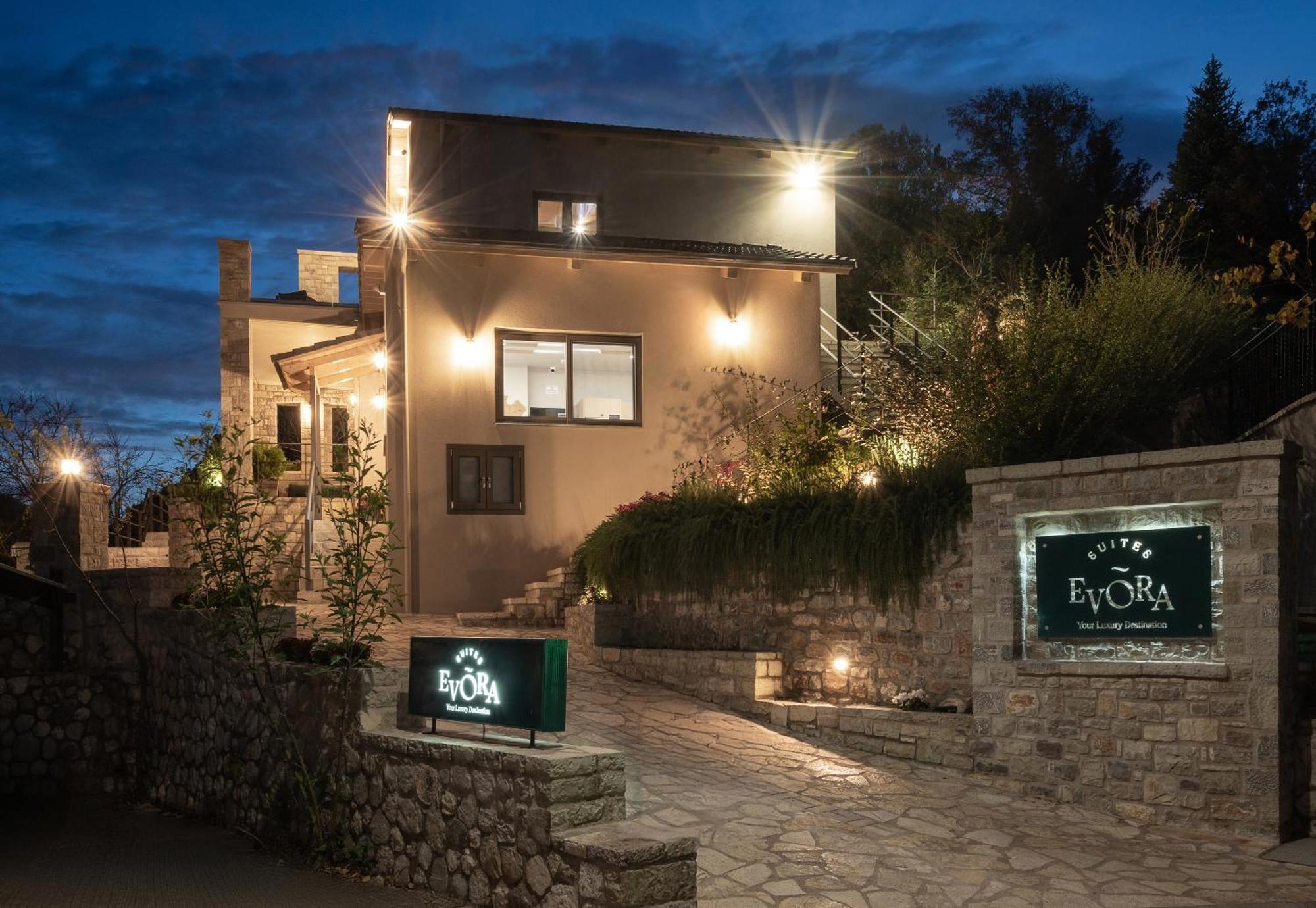 Evora Luxury Suites Mega Chorio Exteriör bild